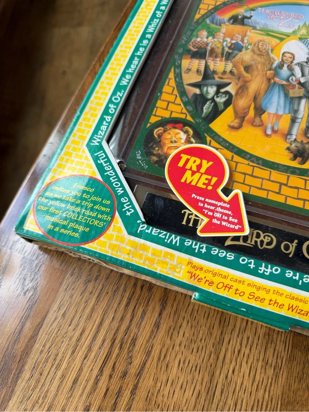1995 The Wizard of Oz Collectors Musical Plaque